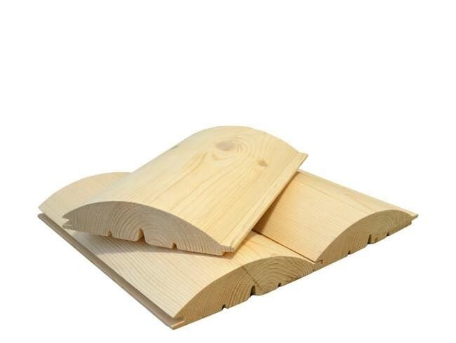 Tablas de Revestimiento Blockhouse Abeto/Pino 28*146*4000 AB